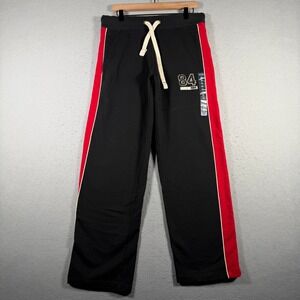 Vintage Old Navy Basic Issue Mens Black Sweatpants Size Medium Y2K Straight